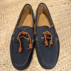 J. Crew Canvas Boat Shoes - Mens 11